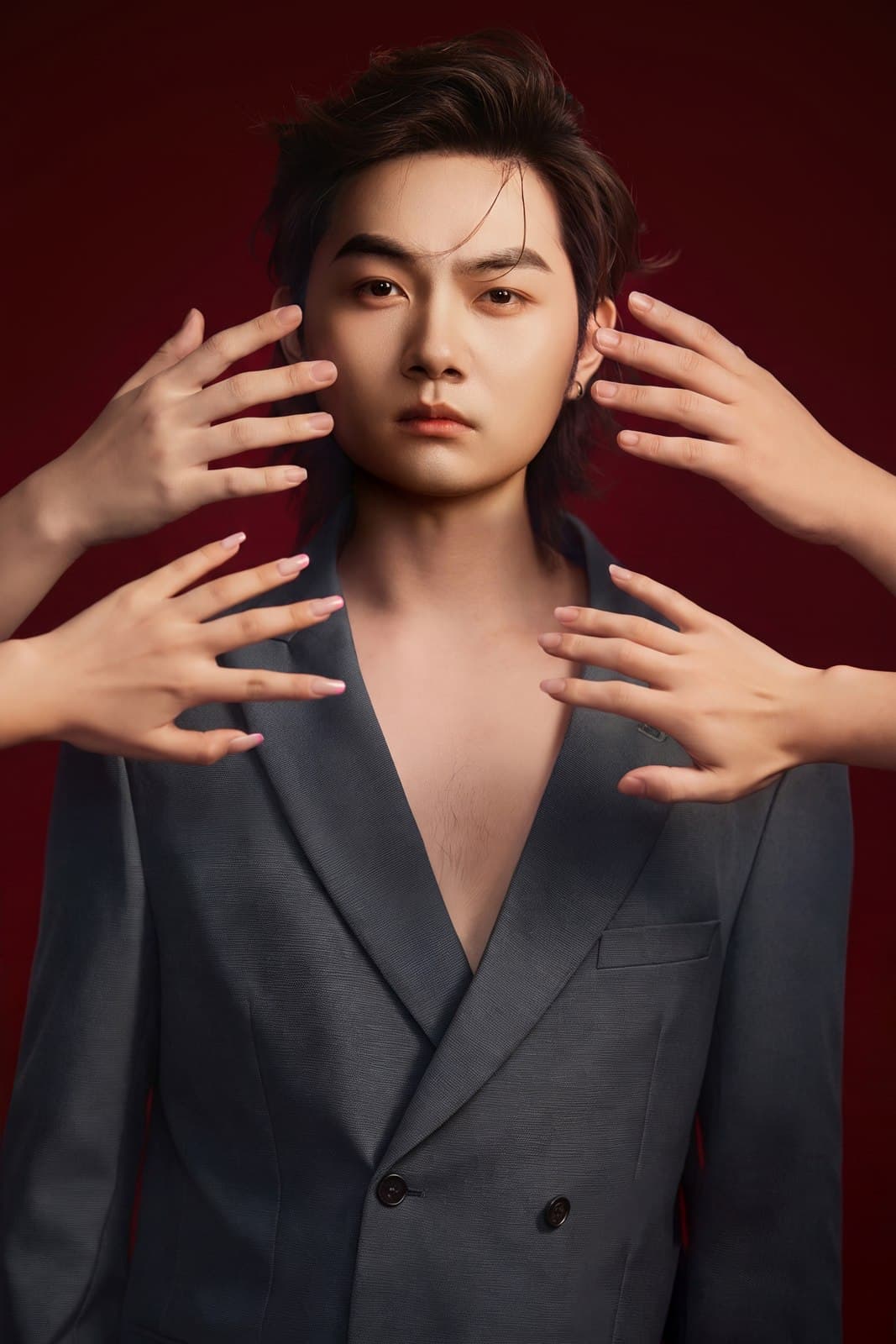 Studio portrait of countertenor Baian Chen
