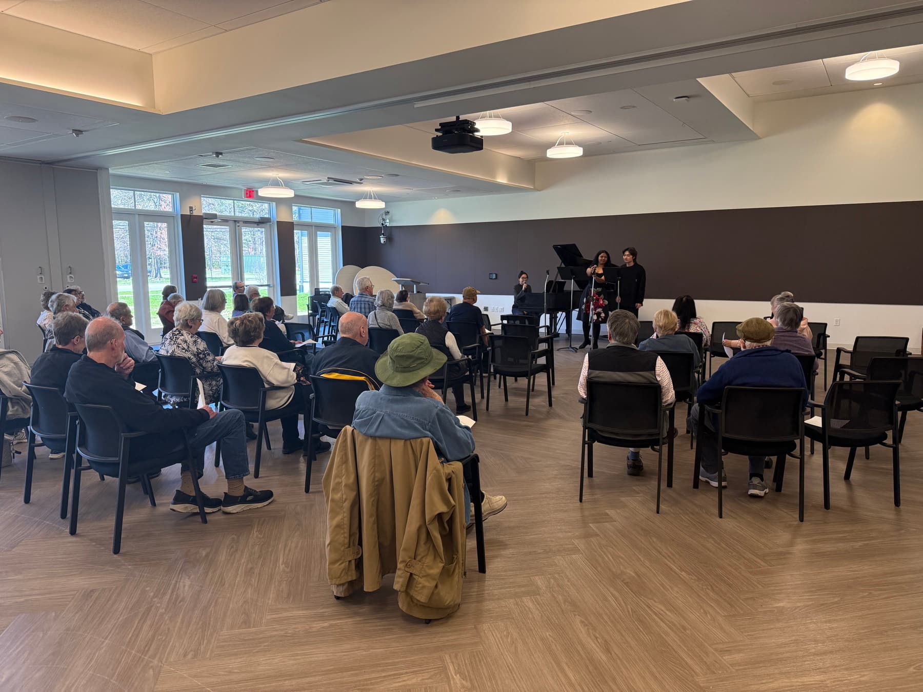 Performing at Sudbury Senior Center