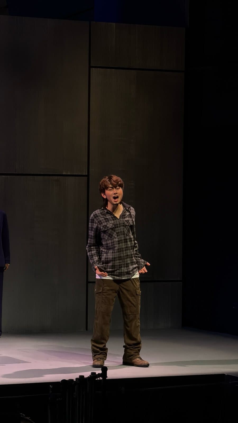 The Refugee and the Flight Attendant on stage in Flight